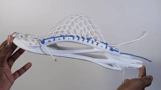 Nike Ceo 2 lacrosse head stringing tutorial