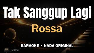 Download lagu ROSSA - TAK SANGGUP LAGI (Karaoke Akustik) | Original Key, Piano, Gitar, Bass & Drum mp3