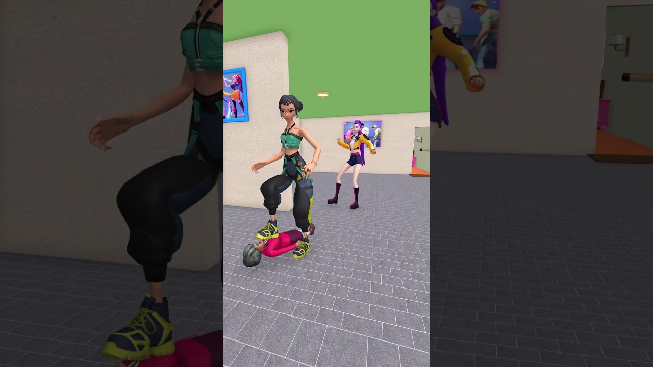 Shh! DON’T MAKE NOISE WHILE Scary Teacher IS SLEEPING 😴 #scaryteacher #kpopdemonhunters #funny