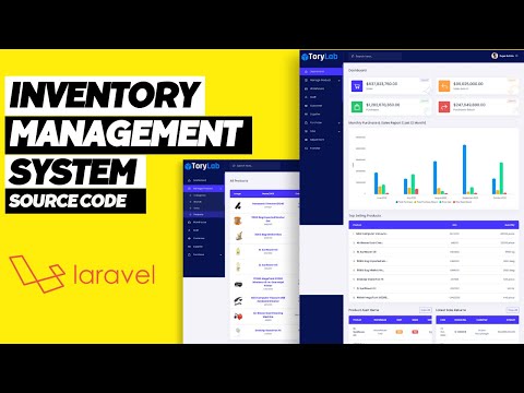 Inventory Management System PHP Laravel Source Code || PART I