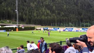 preview picture of video 'Allenamenti Fiorentina - Moena 2014'