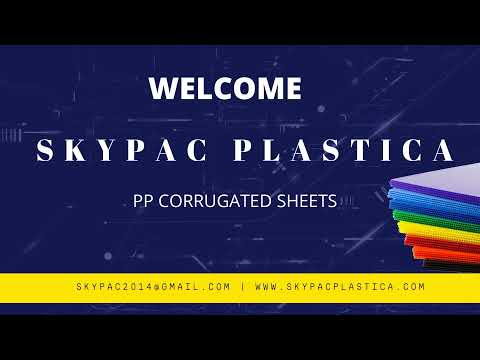 Plastic pp corrugated multipurpose box, for packaging, pcm01