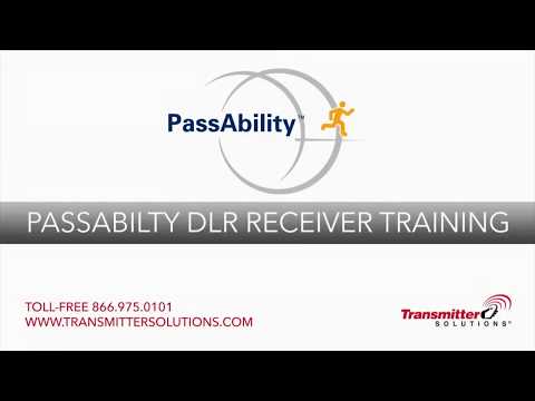 12-8-2017 Passability DLR Receiver Training