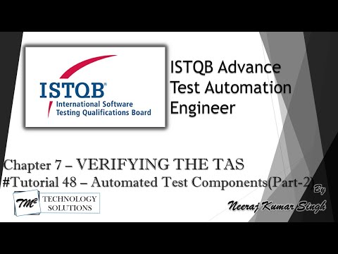 ISTQB Test Automation Engineer Introduction ISTQB Tutorials