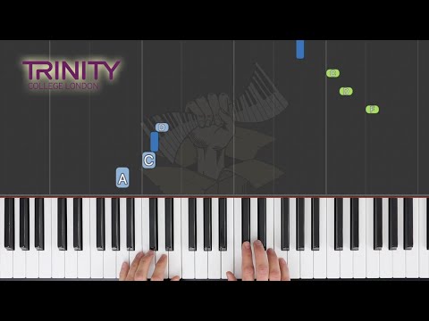 Bendin' the Rules / TRINITY Piano Grade 2 2021-2023 / Synthesia Piano tutorial