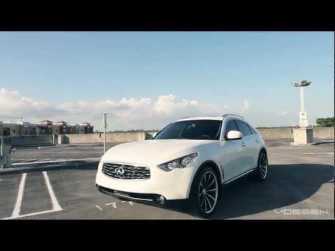Infiniti FX on 22" Vossen VVS-CV1 Concave Wheels / Rims