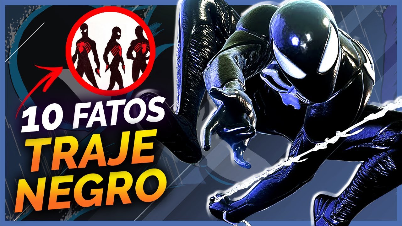 10 FATOS  SOBRE O TRAJE NEGRO DO HOMEM-ARANHA