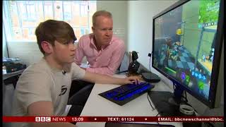 Kyle Jackson 13 year profi gamer Fortnite BBC News