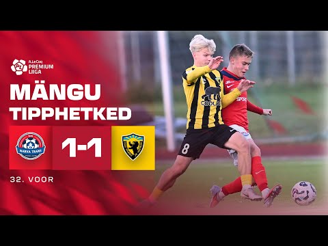 JK Narva Trans - Pärnu JK Vaprus I 1:1 I A. Le Coq Premium liiga 32. voor I 2025