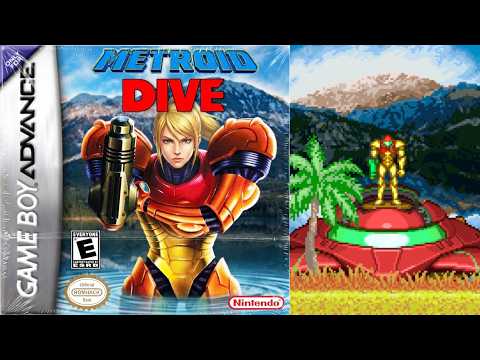 Metroid: Dive (GBA) Metroid: Zero Mission Romhack | Longplay