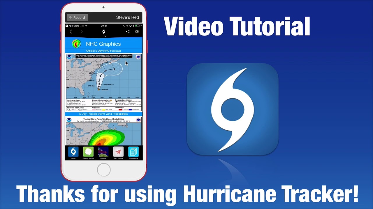 Hurricane Tracker App Video Tutorial