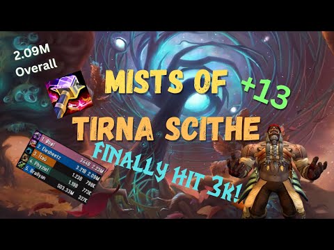 +13 Mists of Tirna Scithe w/ Commentary | Enhancement Shaman POV | War Within