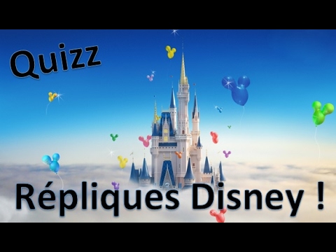 Quizz Disney - Répliques de personnages / 20 Extraits (Blind test)
