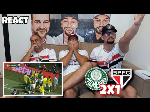 REACT PALMEIRAS 2X1 SÃO PAULO - ELIMINATED! PALMEIRAS IN THE 2026 PAULISTA CHAMPIONSHIP FINAL