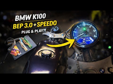 BMW K100: Fitting a BEP 3.0 &  Digital Speedo | Clean Dash Upgrade!