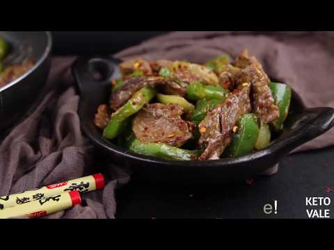 Quick and Easy Beef & Green Pepper Stir Fry Low-Carb...