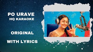 Po Urave Karaoke  Tamil Karaoke With Lyrics  Full 