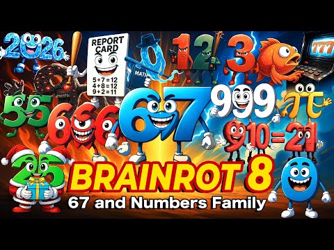Smirkzy - Brainrot Anime Ending Song Pt. 8 (Official Music Video) feat. 67 and NUMBERS FAMILY
