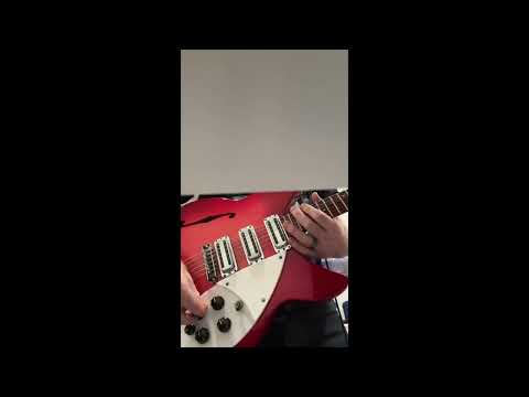 1966 Rickenbacker 345 Export Rose Morris Model 1998 - Fireglo image 15