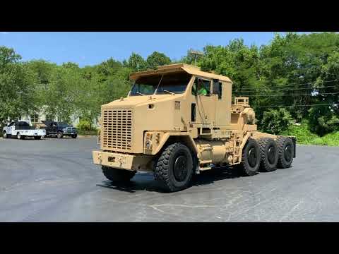 FOR SALE: 1994 Oshkosh M1070 8x8 HET Military Heavy Haul Tractor Truck Overhauled 2008
