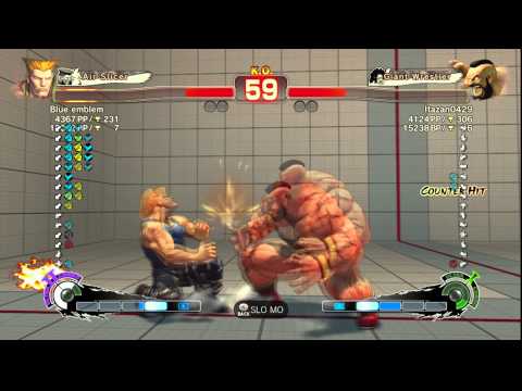 USFIV~ Guile (Blue Emblem) vs.  Zangief (Itazan0429) HD