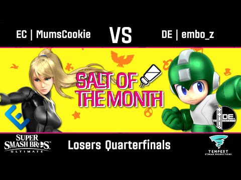 EC | MumsCookie (Zero Suit Samus) vs DE | embo_z (Mega Man) - Ult L. Quarters - Salt of the Month #7