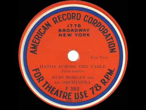 1934 Russ Morgan - Hands Across The Table (instrumental)