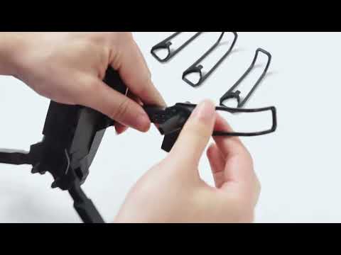 [BEZGAR BD101] Instruction 02: Installing the propeller guard for a safer flying experience.