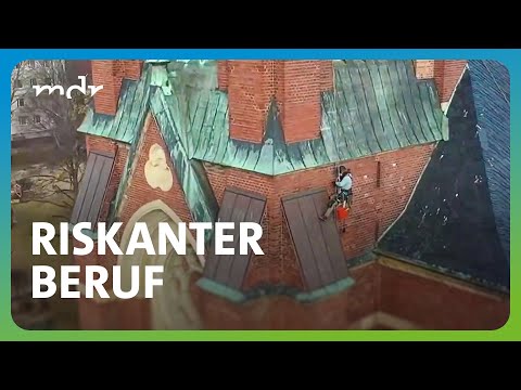 Industrieklettern: 29-Jährige repariert Dächer und Mauern in atemberaubender Höhe | MDR um 4 | MDR