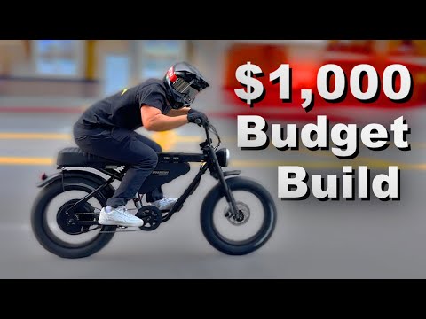 Best $1,000 Amazon E-Bike Build (+50mph!) // Yadea Trooper01