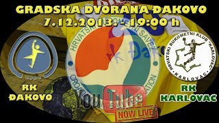 preview picture of video 'RK Đakovo - RK Karlovac 7.12.2013. - 19:00h'