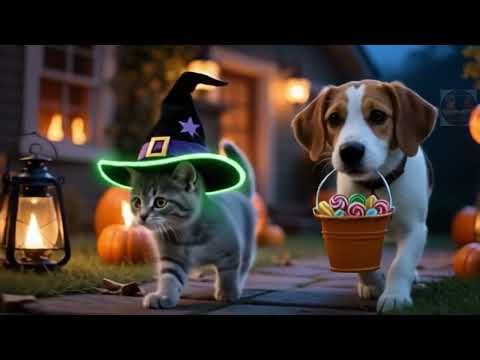 “Halloween 🎃Magic with Cute Animals 🐾 | Animated Kids Short Story”