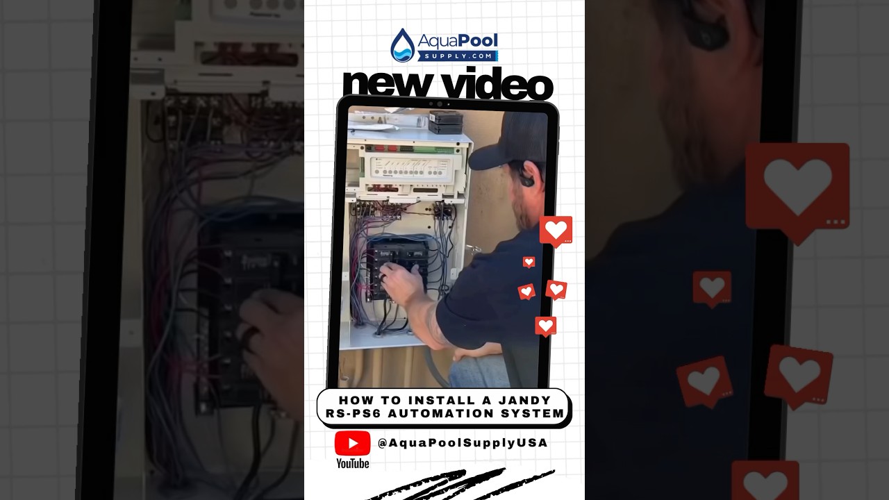 How To Install a Jandy RS-PS6 Automation System