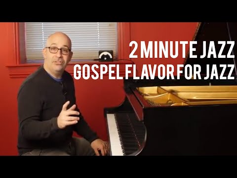 Great Gospel Flavor for your Jazz Playing - Peter Martin | 2 Minute Jazz