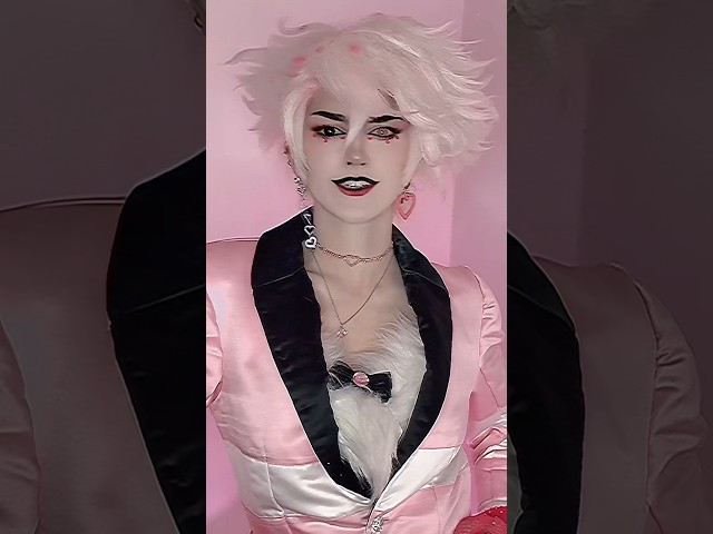 Vídeo relacionado con Puruuige 8 Llavero Hazbin Hotel Cosplay Angel Dust Llavero Serie Creativa Accesorios Anime Colgante Acrílico Colección Regalos