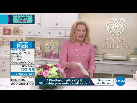 HSN | Anna Griffin Elegant Paper Crafting - 12th Anniversary 01.18.2022 - 10 AM