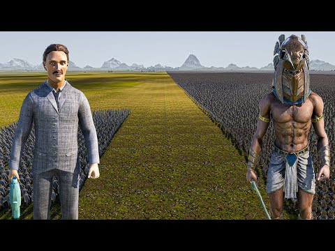 1000 NIKOLA TESLA vs 2 MILLION EGYPTIAN WARRIORS - Ultimate Epic Battle Simulator 2 UEBS 2