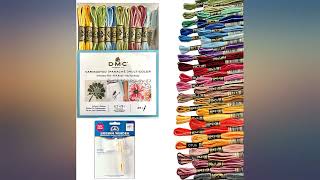 DMC Embroidery Floss ,Variegated Embroidery thread,36 Multicolor Cross Stitch review