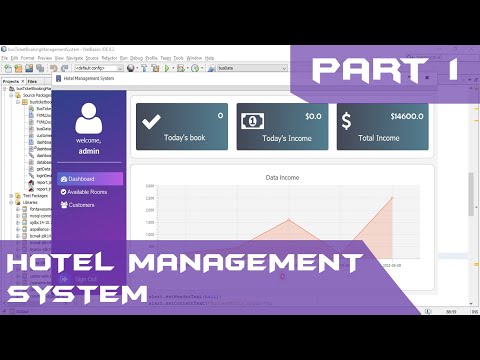 JavaFX Tutorial PART (1/3) - Hotel Management System in Java Netbeans