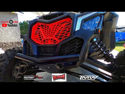 X3 Front bumper comparison and installation....SDR TMW FACTORYUTV EP-149