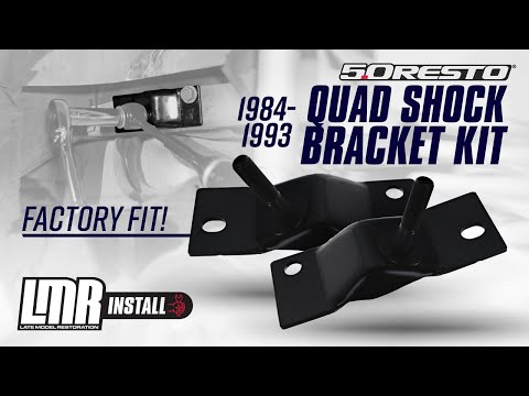 Fox Body Mustang 5.0 Resto Quad Shock Bracket Kit | Review & Install (1984-1993)