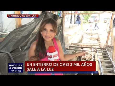 Encuentran osamenta de unos 3 mil años de antigüedad en Nuevo Cuscatlán. N4V
