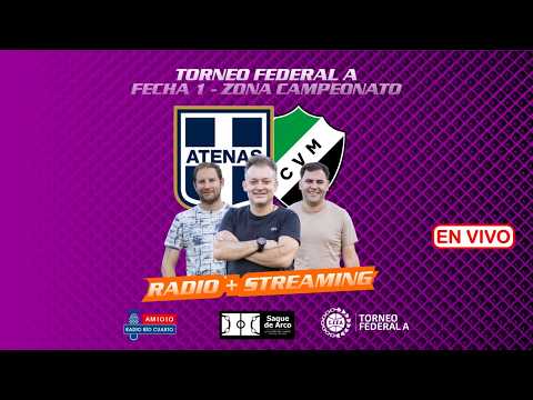🔴 EN VIVO | ATENAS DE RÍO CUARTO VS VILLA MITRE | TORNEO FEDERAL A 2026 | Saque de Arco