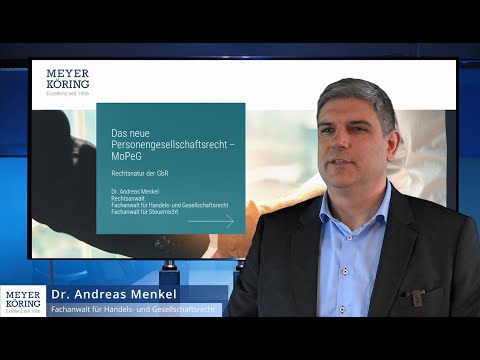 Das neue Personengesellschaftsrecht - MoPeG. Rechtsnatur der GbR