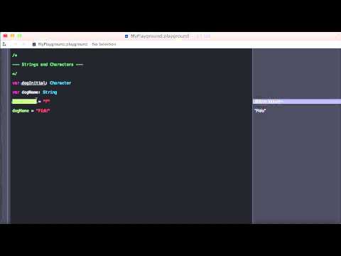 27. Intro Strings And Characters | Swift Course on Udemy