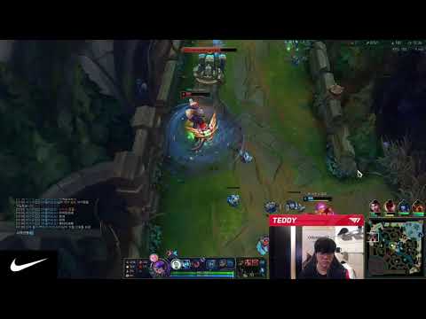 Full Game T1 Teddy Play Aphelios solo Rank challenge  Korea Summer 2021