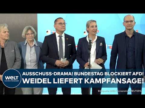 BUNDESTAG: Drama bei der AfD! Parteien kündigen große AfD-Blockade für Ausschüsse an