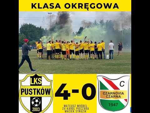 LKS Pustków - Czarnovia Czarna 4:0