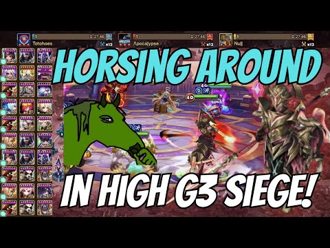 G3 Siege Global | HORSING AROUND IN SIEGE | Totohoes vs Apoca|ypse vs Nu||