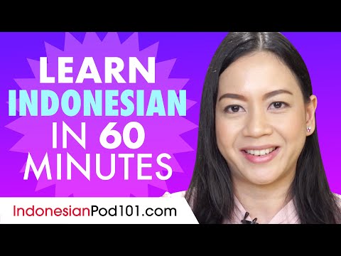 Learn Indonesian in 1 hour - ALL the Indonesian Basics You Need in 2020
